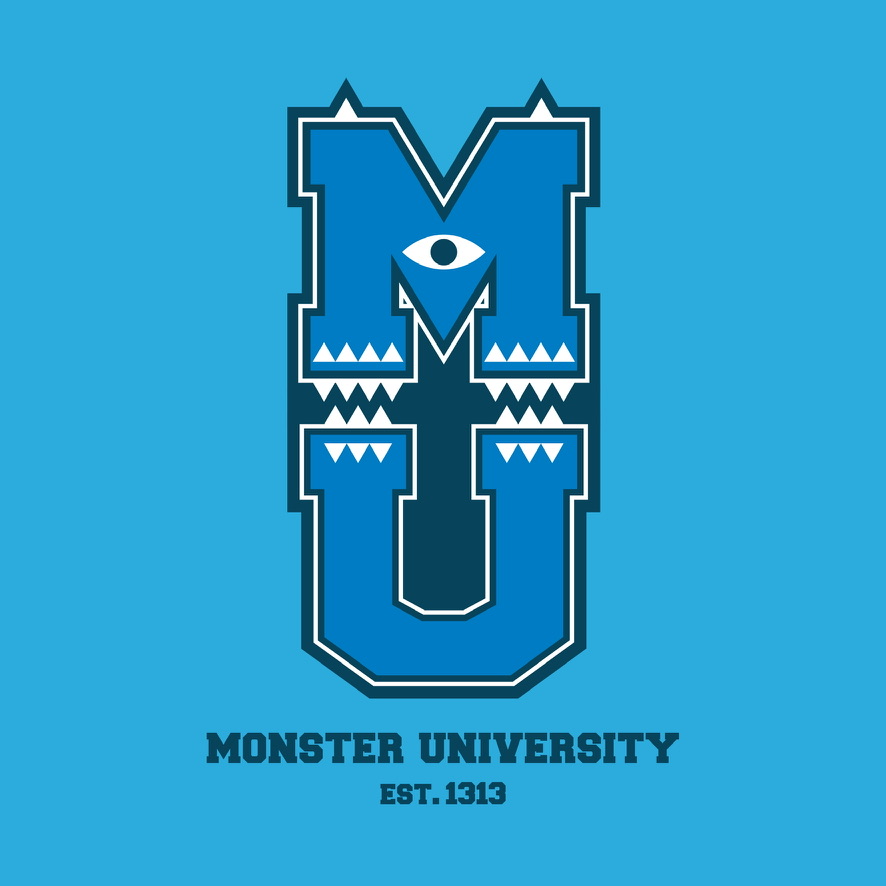 Disney's Monster University logo concept